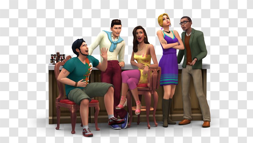 The Sims 4: Get Together City Living Electronic Arts - Sitting Transparent PNG