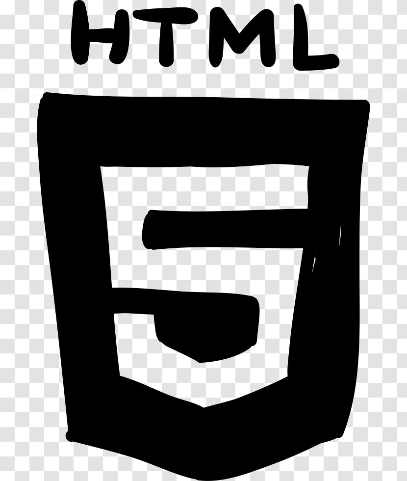 HTML5 Cascading Style Sheets JavaScript - Blackandwhite - Html Logo Transparent PNG