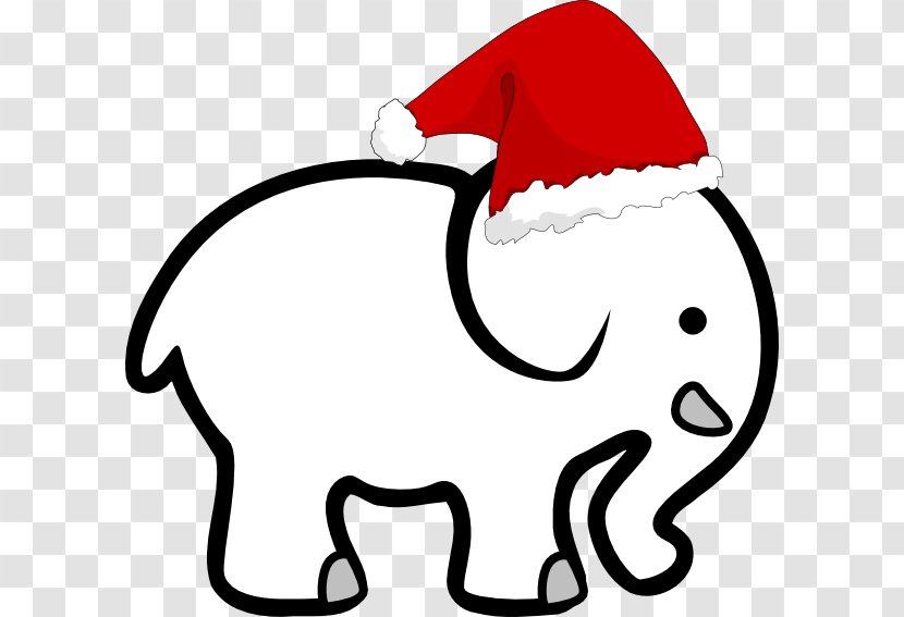 Santa Claus White Elephant Gift Exchange Sale - Kitten - Cliparts Transparent PNG