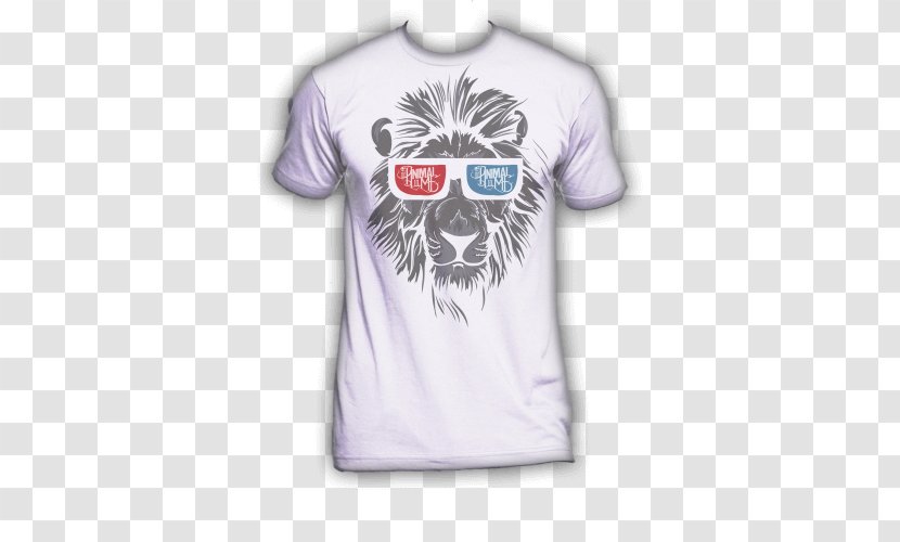 T-shirt Lion Hoodie Clothing Crew Neck - Livery - T Shirt 3d Transparent PNG