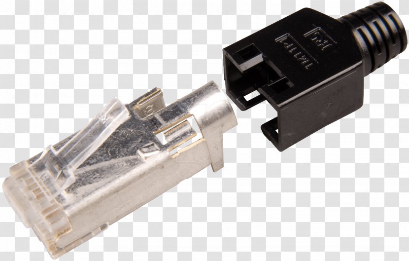 Hirose Electric Group Registered Jack RJ-45 Twisted Pair Electrical Connector - Class F Cable Transparent PNG