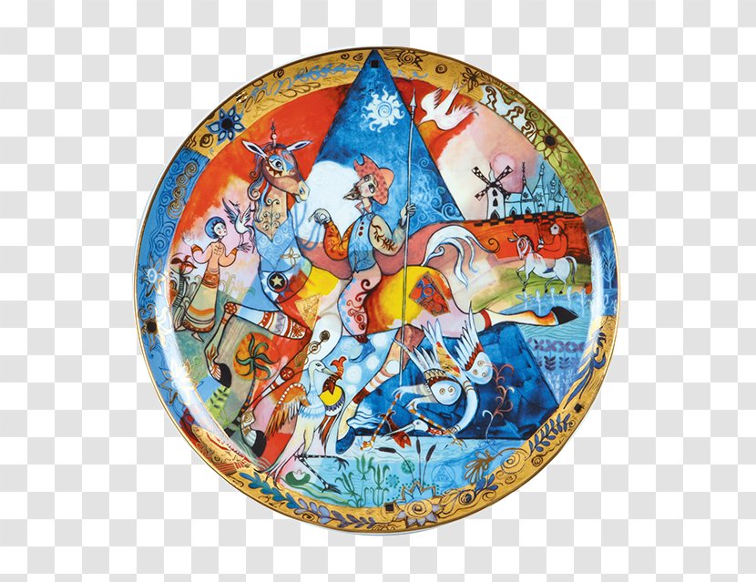 Don Quixote Plate Porcelain Service - Artist Transparent PNG