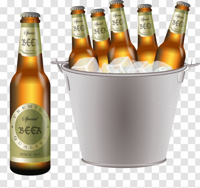 Beer Cocktail Wine Ice Bucket - Pint Glass Transparent PNG