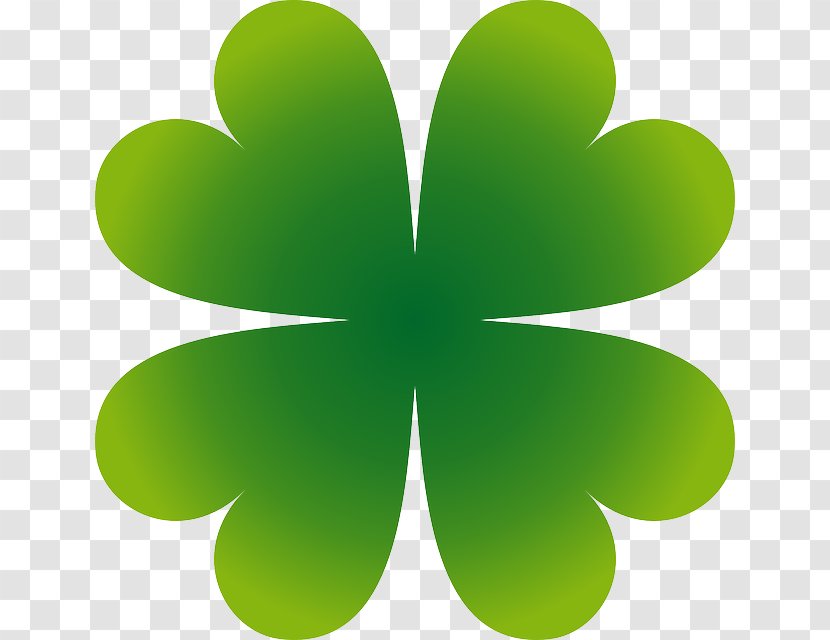 Four-leaf Clover Shamrock Clip Art - Saint Patrick S Day Transparent PNG