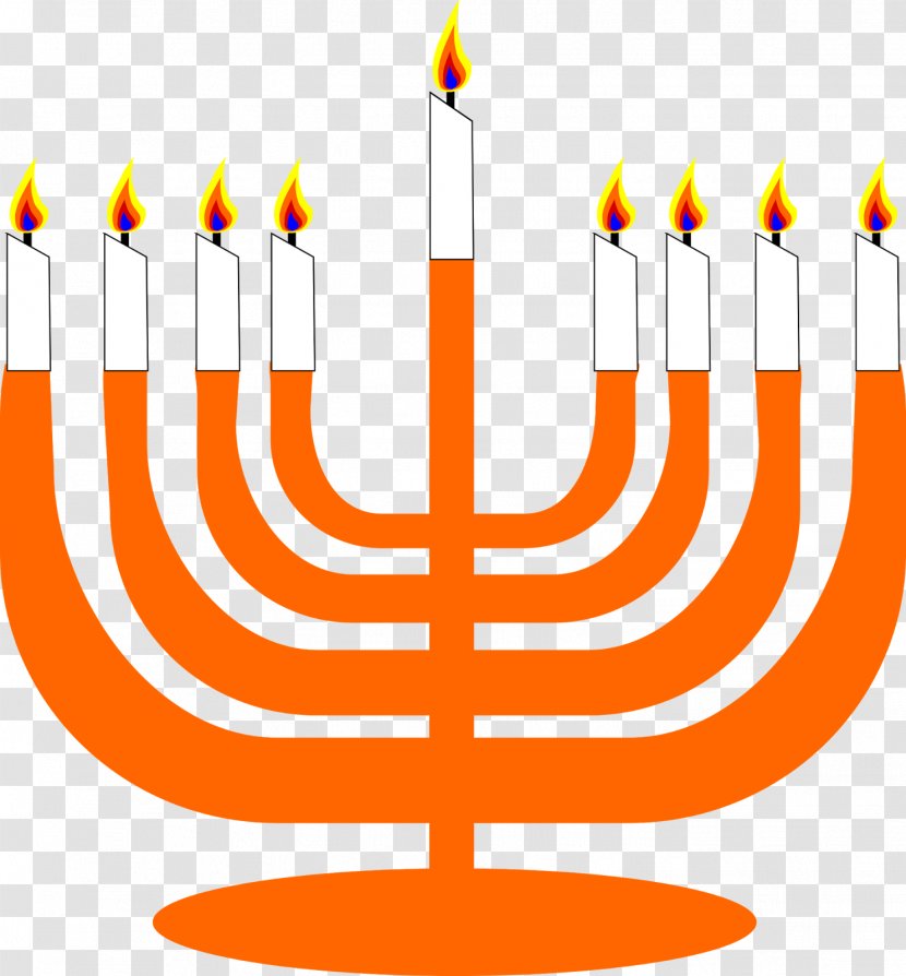Menorah Clip Art Openclipart Judaism Image - Birthday Candle Transparent PNG