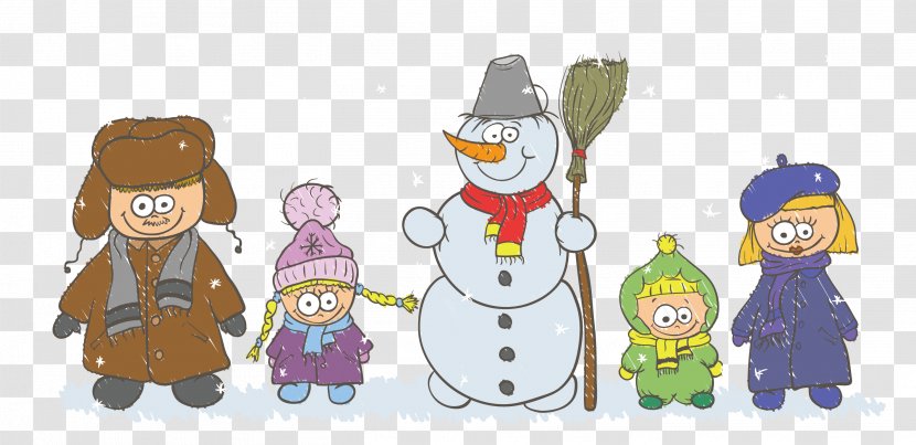 Drawing Vacation Stock Illustration Photography - Flower - Snowman Transparent PNG