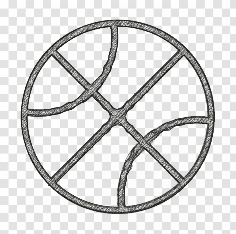 Ball Icon Basket Basketball - Sport - Metal Wheel Transparent PNG