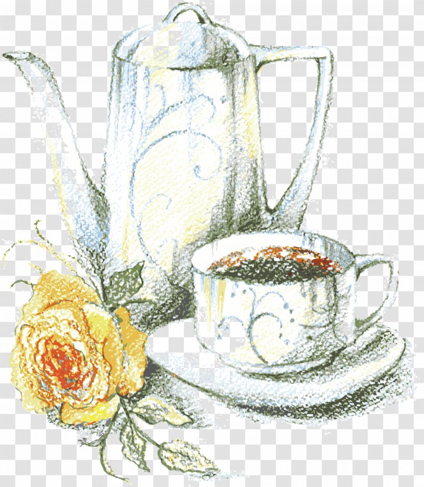 Drawing - Coffee Cup - Design Transparent PNG