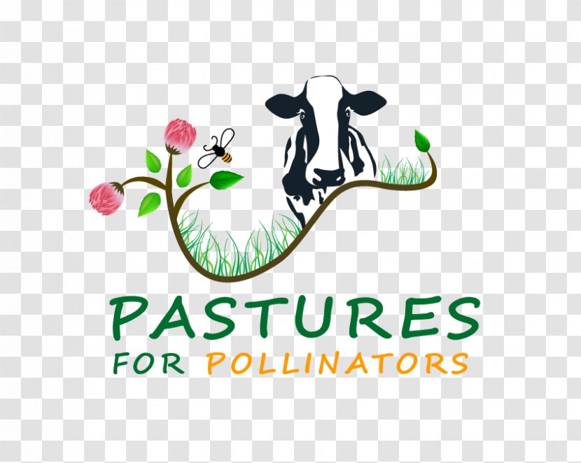 Logo Pasture Brand Agriculture Cow - Organic Farming Transparent PNG