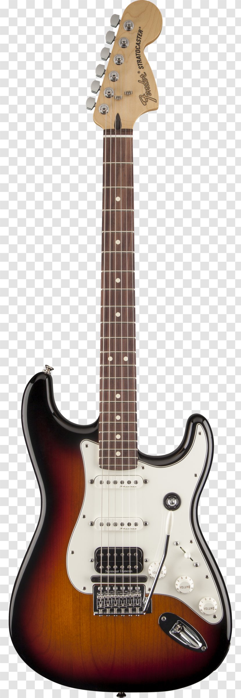Fender Stratocaster Musical Instruments Corporation Squier Electric Guitar American Deluxe Series - Bass Transparent PNG
