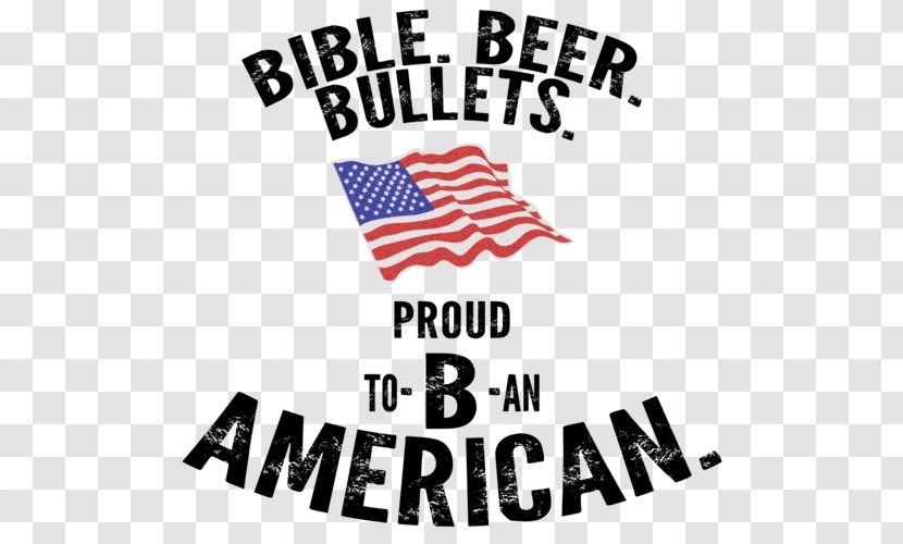 T-shirt Gun Firearm Flag Of The United States Bible & Beer - T Shirt - Bullet Transparent PNG