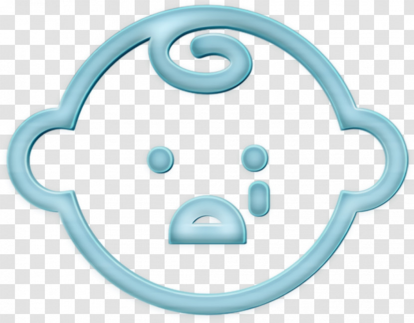 Icon People Icon Baby Face Crying Icon Transparent PNG