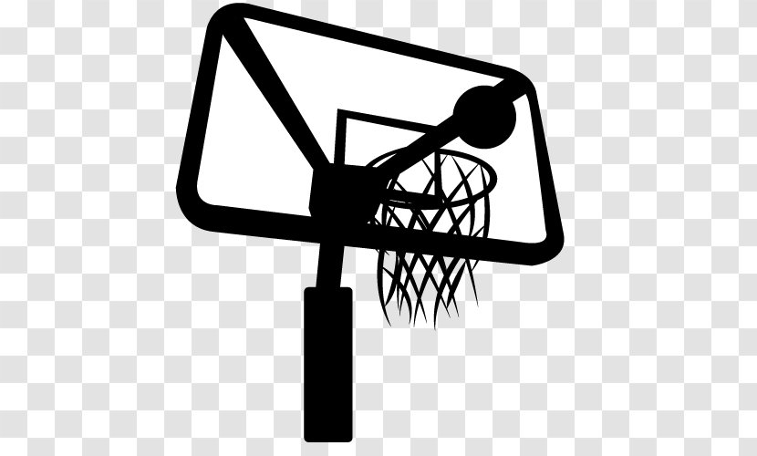 Basketball Clip Art - Black And White - Vector Transparent PNG