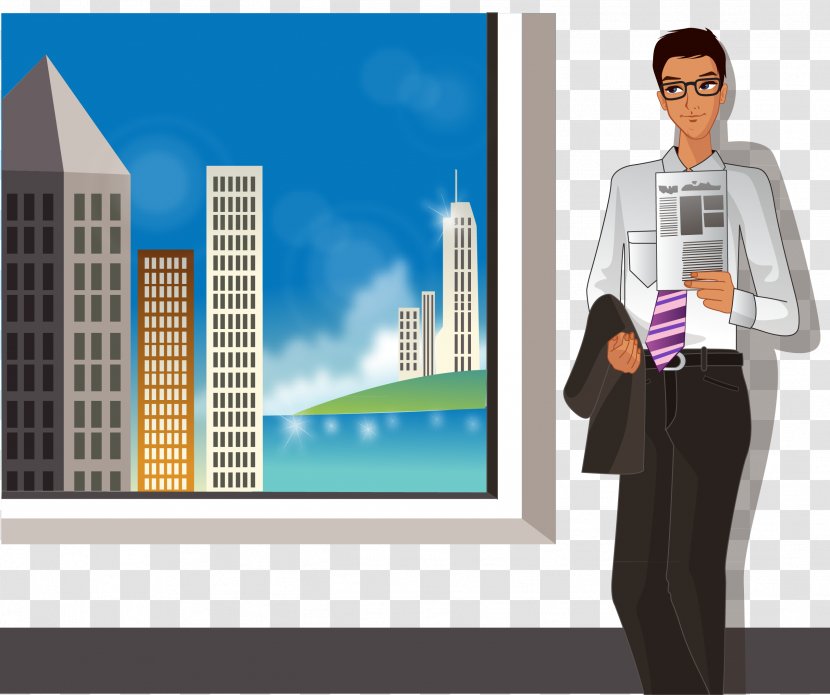 Building Clip Art - Public Relations - Vector Business Man Transparent PNG