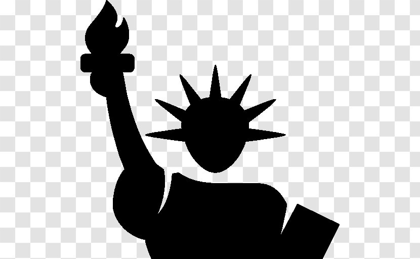 Statue Of Liberty - Silhouette - Island Transparent PNG