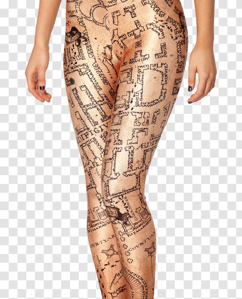 Harry Potter And The Deathly Hallows Leggings Hogwarts - Watercolor Transparent PNG