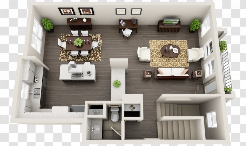 Vargos On The Lake Floor Plan Dorel Killeen Apartments House - Room - Apartment Transparent PNG