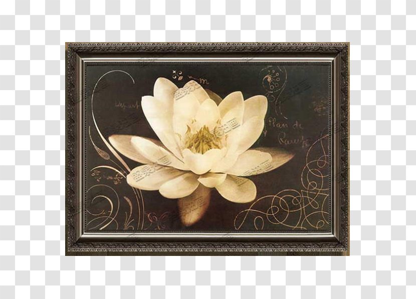Printmaking Poster Art.com Printing Painting - Picture Frame - Hand Painted Flower Oil Paintings Transparent PNG