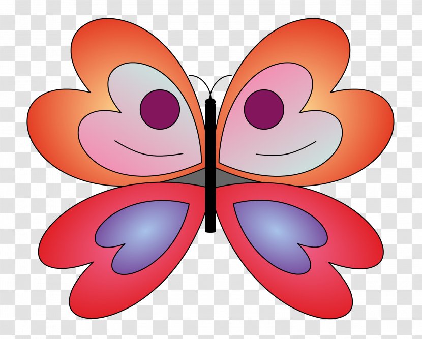 Butterfly Moth Animal Clip Art - Petal Transparent PNG