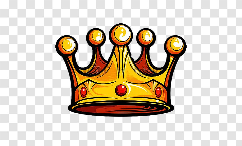 Crown Cartoon Clip Art - King - Queen Picture Material Transparent PNG