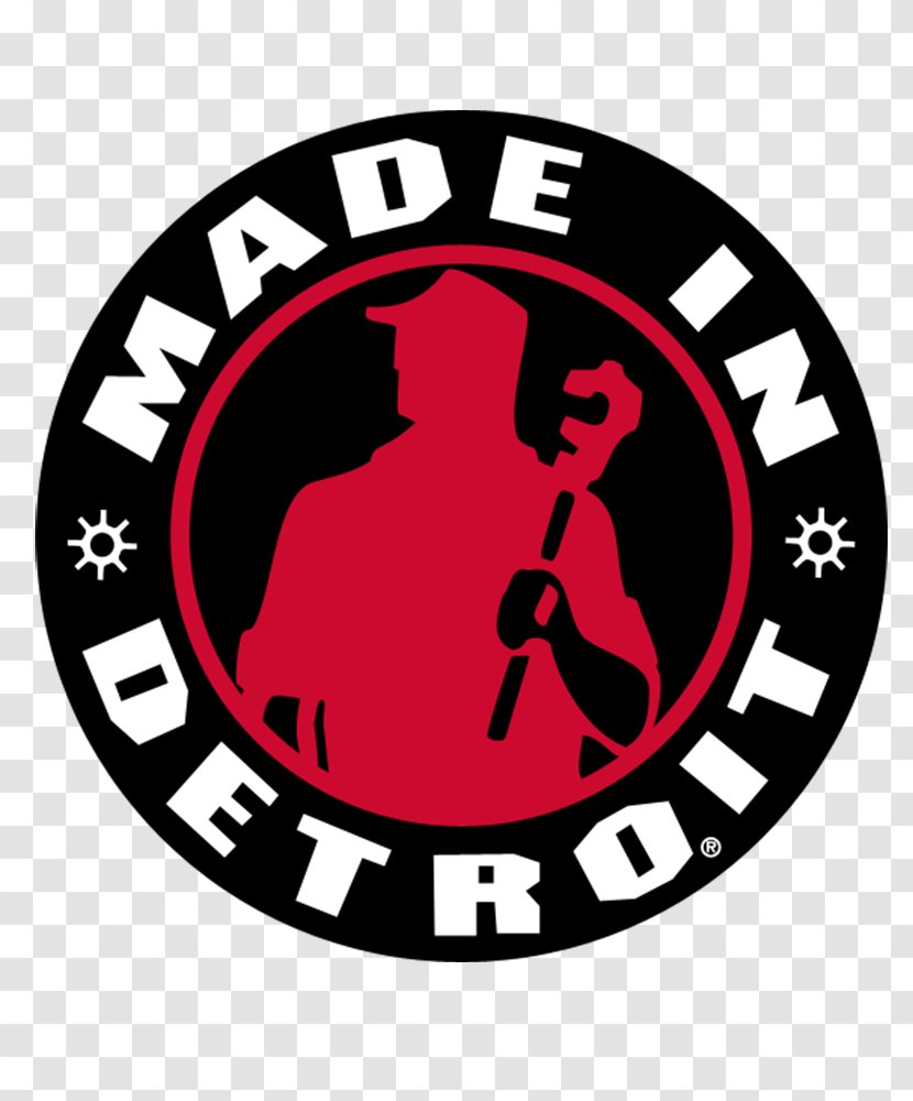 T-shirt Made In Detroit Clothing Decal Sticker - Logo Transparent PNG