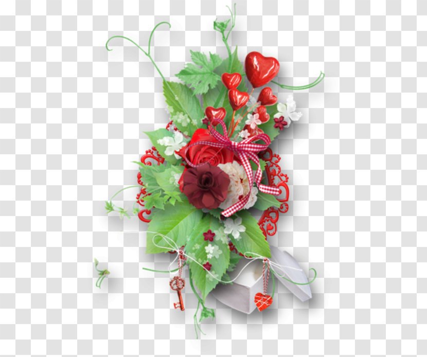 Floral Design Valentine's Day Love Flower Bouquet - International Of The Girl Child Transparent PNG