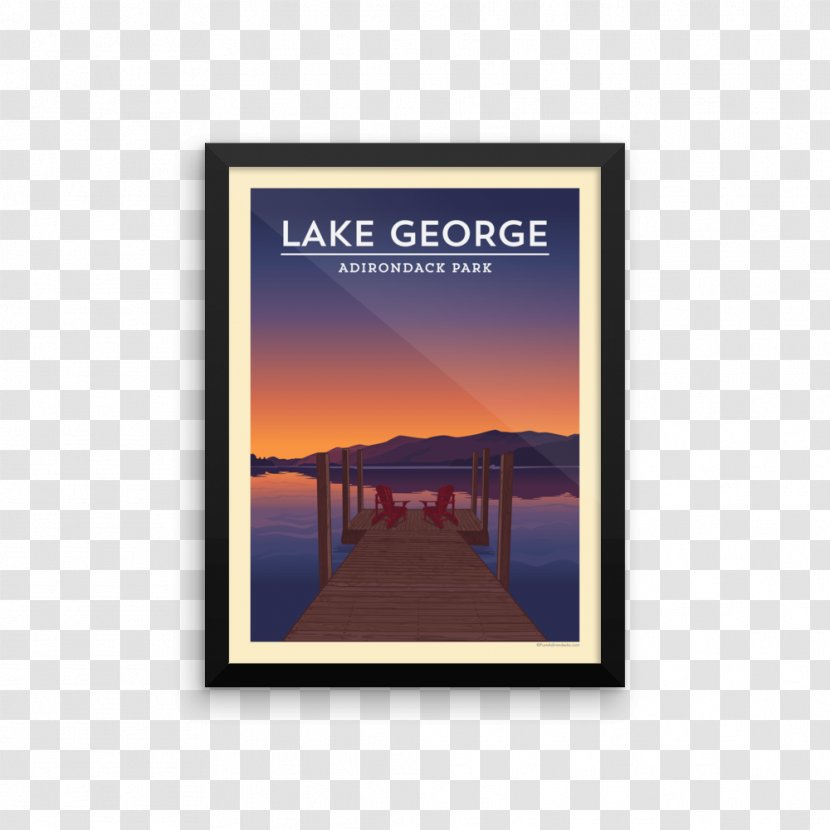 Poster Lake George Hiking Mountain - Cosmetics Posters Transparent PNG