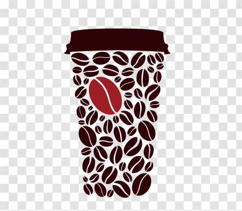 Coffee Cup Tea Latte Cafe - Drinkware - Vector Transparent PNG