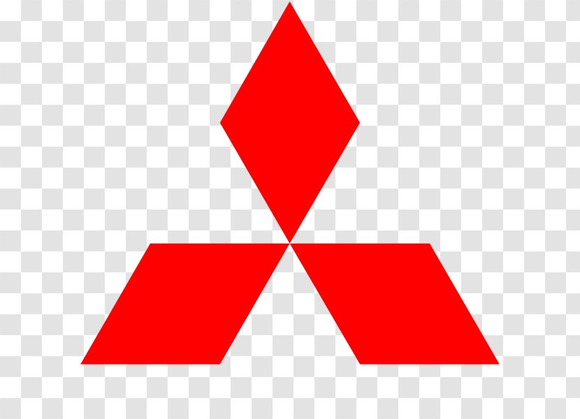 Mitsubishi Motors Car Logo - Area Transparent PNG