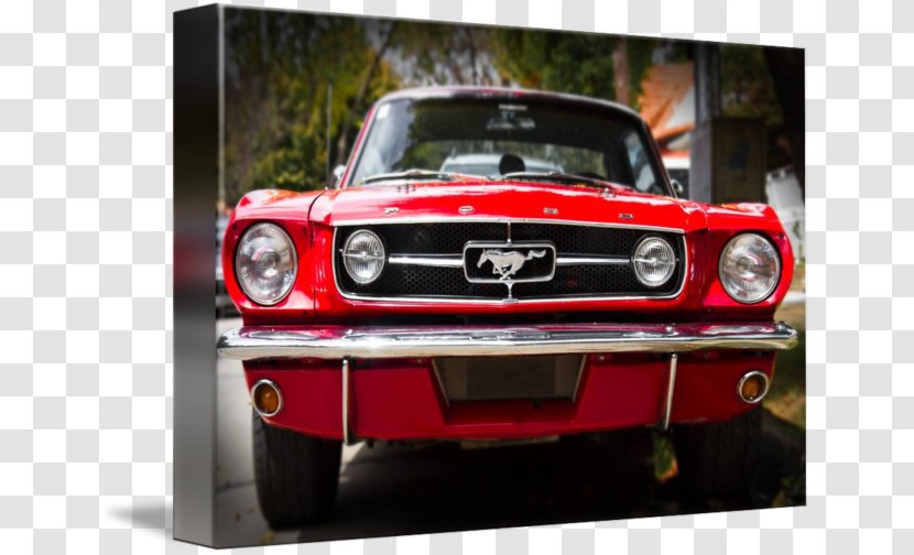 First Generation Ford Mustang Car Motor Company The Red Pony - Model Transparent PNG