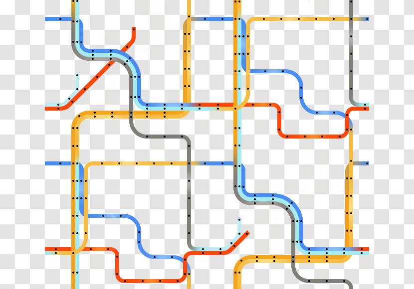 Library Designer Project Pattern - Free Subway Map To Pull Material Transparent PNG