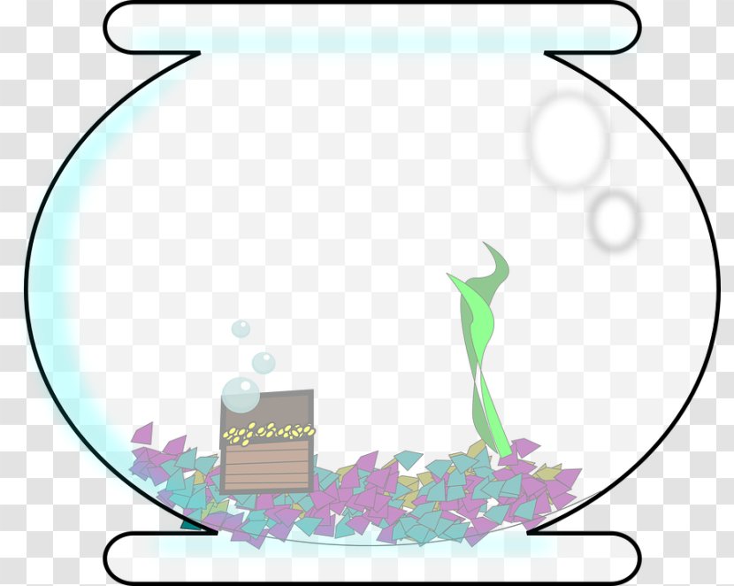 Clip Art Aquarium Fishbowl Image - Goldfish Transparent PNG