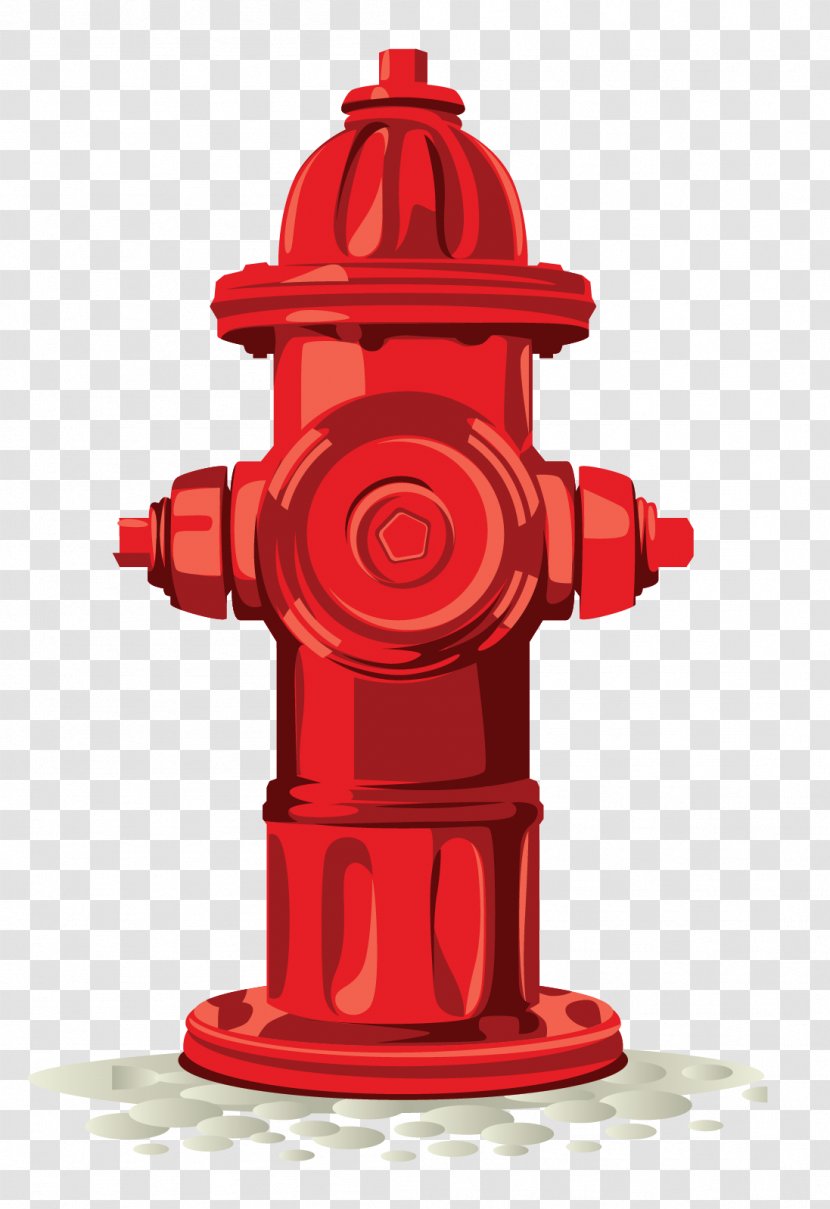 Fire Hose - Red Flushing Hydrant Transparent PNG