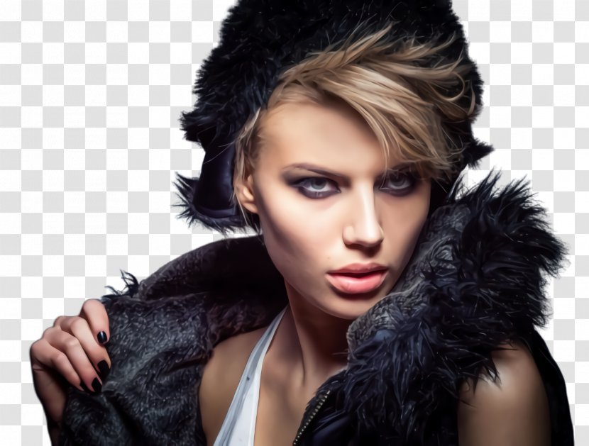 Hair Hairstyle Beauty Skin Eyebrow - Fur - Model Fashion Transparent PNG