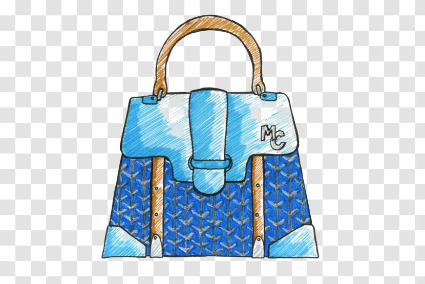 Tote Bag Blue Handbag Goyard - Bags Transparent PNG