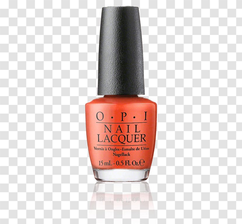 Nail Polish OPI Products Lacquer Manicure - Peach - Red Ink Jet Transparent PNG