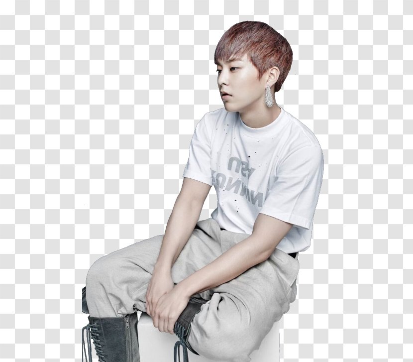 Xiumin Exo From Exoplanet #1 – The Lost Planet Ko Bop XOXO - Neck - K Pop Transparent PNG