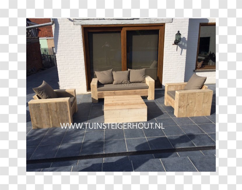 Garden Furniture Table Steigerplank Chair - Tile Transparent PNG