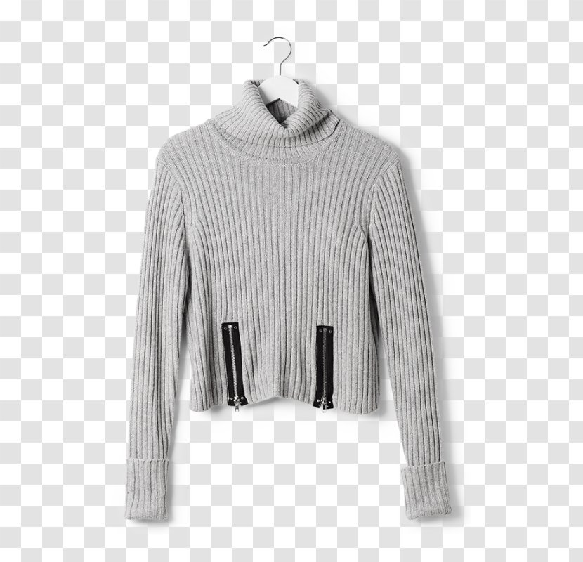 Sleeve Sweater Polo Neck Collar Jacket Transparent PNG
