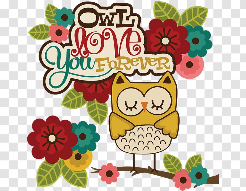 Owl Love You Forever Clip Art - Tree Transparent PNG