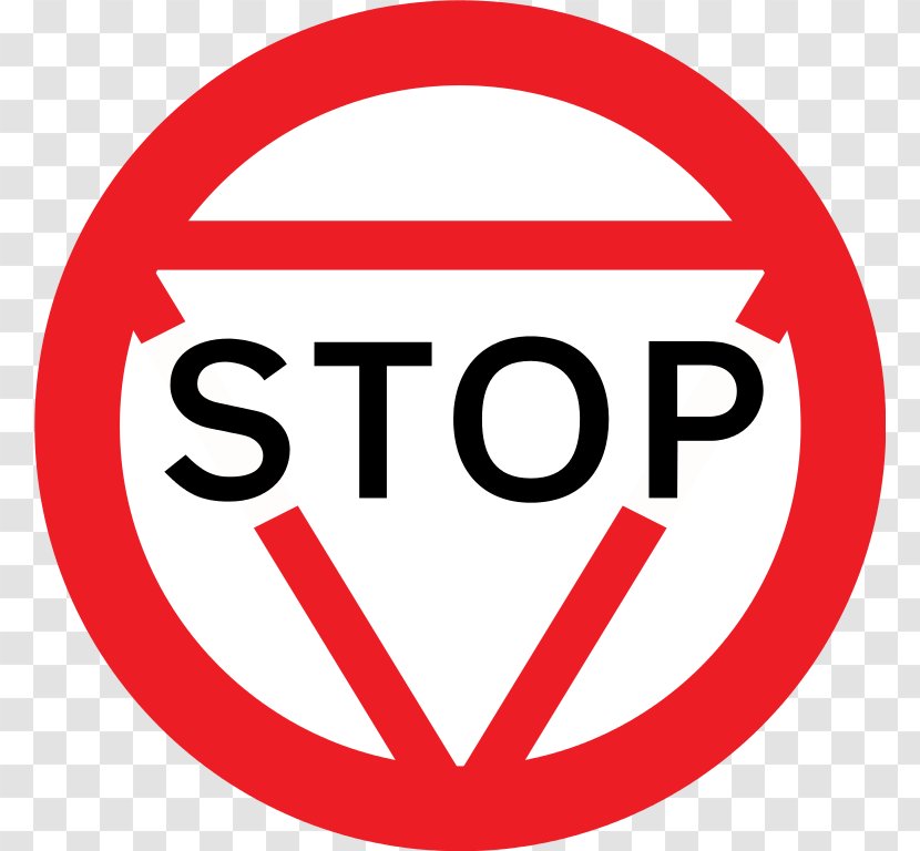 Stop Sign Traffic Clip Art - Vehicle - Free Printable Transparent PNG