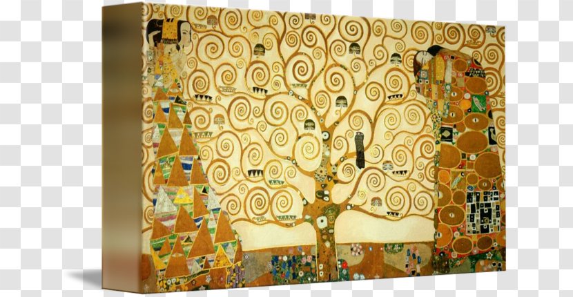 The Tree Of Life, Stoclet Frieze Painting Poster - Art - Gustav Klimt Transparent PNG