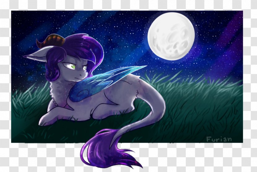 Digital Art Drawing Fan DeviantArt - Cartoon - Moonlight Transparent PNG