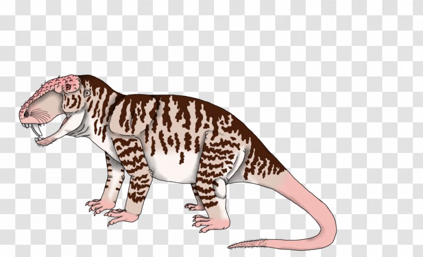 Tiger Therapsid Anteosauridae Doliosauriscus Cat - Dinosaur Transparent PNG
