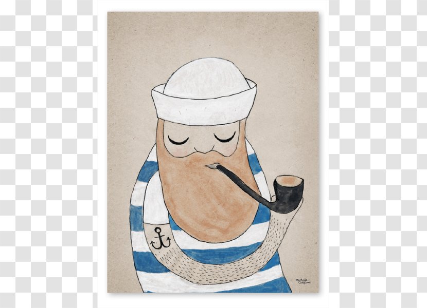 Sailor Michelle Carlslund Illustration Poster Illustrator - Material - Popsicle Watercolor Transparent PNG