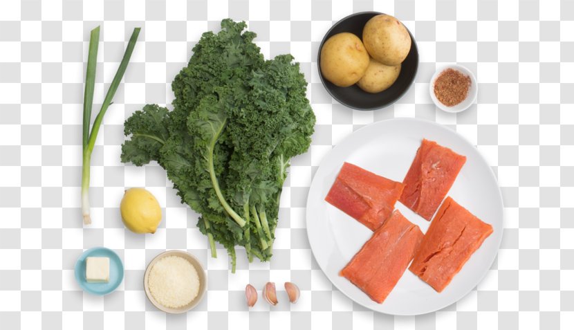 Greens Vegetarian Cuisine Food Recipe Ingredient - Dish - Seared Salmon Transparent PNG