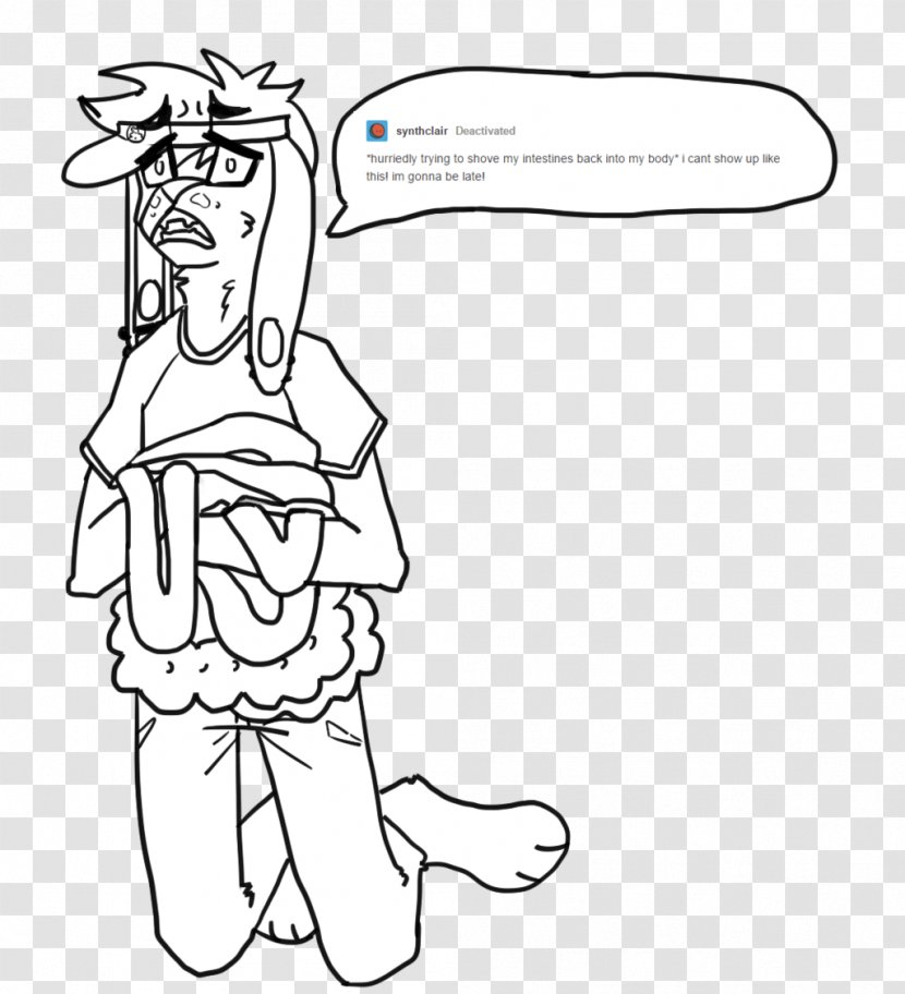 Thumb Line Art /m/02csf Drawing Homo Sapiens - Fictional Character - Go To Work Transparent PNG