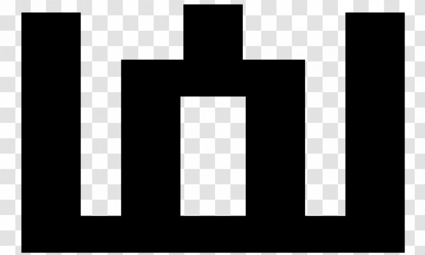 Logo Brand Symbol - Black And White - Column Transparent PNG