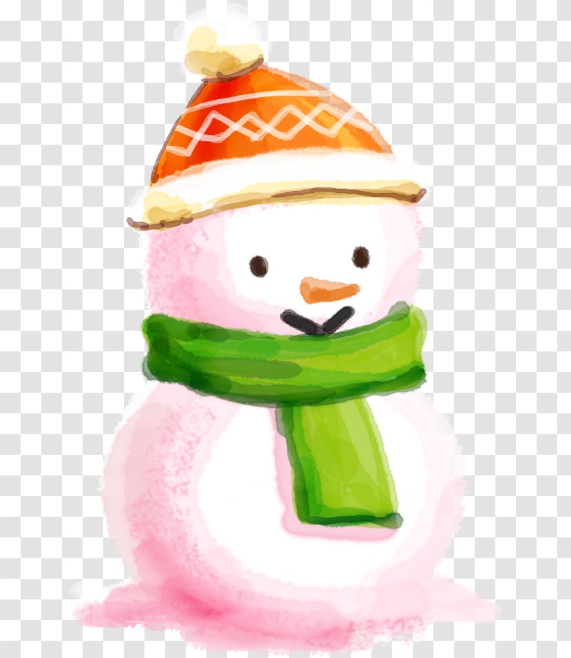 Snowman Winter Scarf - Comics Snow Transparent PNG