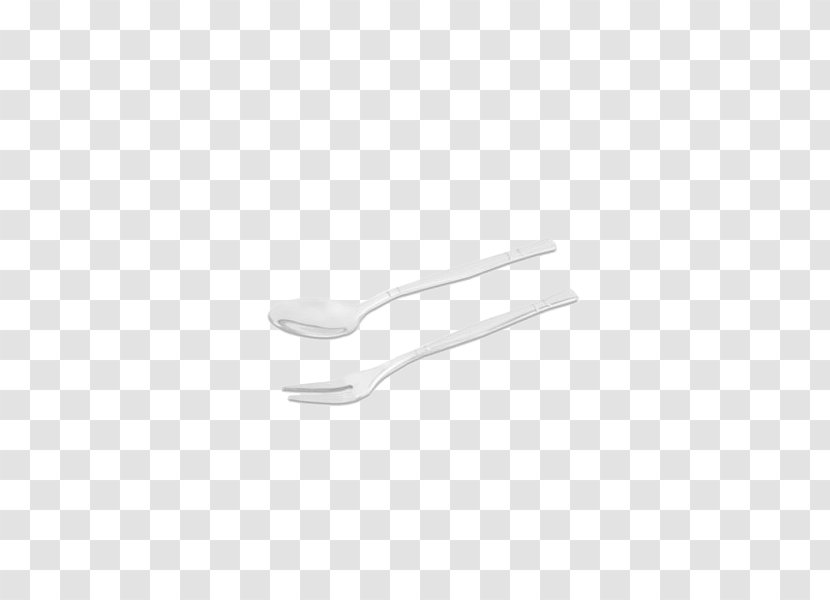 Spoon White Black Pattern - Rectangle - Fish + Fruit Fork Stainless Steel Coffee Suit Transparent PNG
